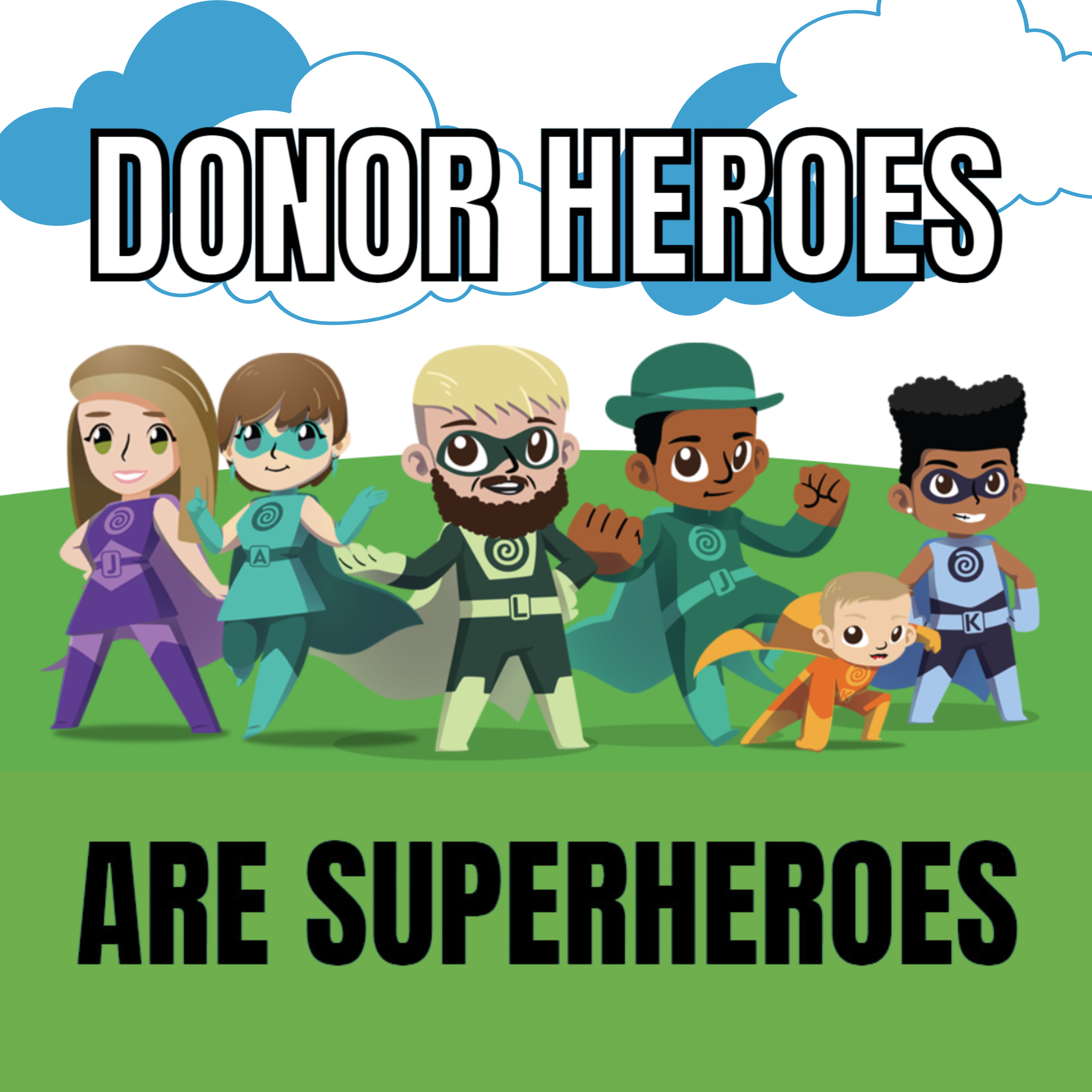 Donor Heroes Are Superheroes